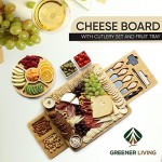 Unique Cheese Board Birthday Gifts for Women Perfect as Wedding, Anniversary, or Housewarming Present for Couples - Charcuterie Board with Knife Set - Serving Platter Tray for Wife Mum Her