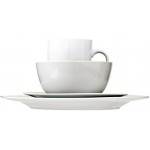 Amazon Basics 16-Piece Porcelain Kitchen Dinnerware Set with Plates, Bowls and Mugs, Service for 4 - White