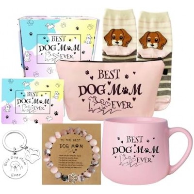 Dog Mom Gifts for Women, Dog Lovers Gifts for Women, Dog Themed Gift Basket, Dog Mom Mothers Day Birthday Gifts for Wife Grandma Sisters., Unique Gifts for Dog Lovers, Best Dog Mom Gifts (Pink)