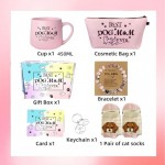 Dog Mom Gifts for Women, Dog Lovers Gifts for Women, Dog Themed Gift Basket, Dog Mom Mothers Day Birthday Gifts for Wife Grandma Sisters., Unique Gifts for Dog Lovers, Best Dog Mom Gifts (Pink)