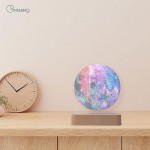 Gominimo Levitating Moon Lamp, Floating Lamp, Levitating Lamp, Floating Moon Lamp, Moon Globe, Floating Light, Levitating Light, Floating Moon Lamp Rotating (Galaxy)