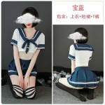 Guiruo Fun Lingerie Sexy Waist Lure Role Play Pure Student Passion Set Uniform Lure 522