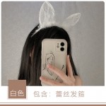 Rose like fun accessories lace plush hair hoop net red photo Cat's ears (Steamed cat-ear shaped bread) role-playing uniform accessories distributed p1