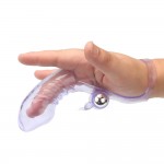 Simulated penis of the glans, female vibrating egg jumping fun teaser, vibrating finger sleeve, thumb prick sleeve, female appliance