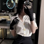 Guiruo Fun Underwear Sexy Black Gloves Fun Accessories Adult Products Role Playing Uniform Accessories P23