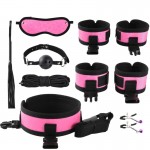 SM props binding and restraint equipment adult sexual intercourse breast clip mouth ball male and female sex toys poker sex tools