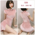 Guiruo Fun Retro Republican Style Velvet Elegant Cheongsam Passionate Sexy Side Split Uniforms Sexy 658