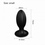 Mini fun silicone anal plug, anal whip, male and female universal flirting and masturbation device, vestibular anal plug toy, anal sex products