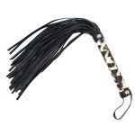 SM Adult Sex Fun Leather Leopard Pattern Whip Fun Hand Clap SM Props Fun Toys Adult Sex Supplies