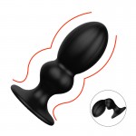 Mini fun silicone anal plug, anal whip, male and female universal flirting and masturbation device, vestibular anal plug toy, anal sex products