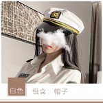 Guiruo Fun Underwear Accessories White Hat Role Playing Accessories Bedding Adult Supplies One Piece Delivery P22