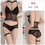 Guiruo French Lace Button Small Strap Wrapped Chest Sexy Underwear Fashion Strap Cushion Off Shoulder Tank Top 1157