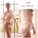 Guiruo Shirt Large Size Perspective Fun Sexy Underwear Hot and Transparent Attraction Foreign Trade Wholesale 202#