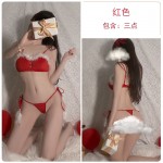 Guiruo Fun Lingerie: Three Points of Passion Opening, Free Plush Role Playing, Christmas Uniform Set, 199057