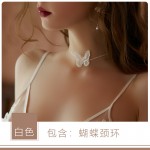 Guiruo Fun Underwear Network Red Super Immortal Collar Chain Sexy 3D Girl Butterfly Necklace Fashion Accessories p12