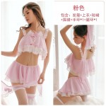 Guiruo New Fun Lingerie Cat Girl Maid Six Piece Uniform Role Playing Seduction Maid Set 339