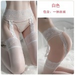 Guiruo Spring/Summer New Fun Lingerie Women's Sexy Hot Lace Lace Temptation garter Strap Thin Style Release 8055