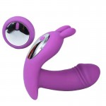 Wireless Remote Control Wearing Butterfly Female Invisible Vaginal Mask Vibrator Adult Sexual Products Female Imitation and False Penis