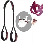 M leg band fun eye mask combination SM fun set binding band tuning split leg band alternative sex toys