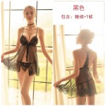 Guiruo Spring and Summer New Foreign Trade Sexy Lace Bowknot Fun Lingerie Sexy Sleepwear Home Furnishing 220