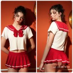 Guiruo Brand Fun Set Role Playing Split Cute Student Dress Passionate Female Sexy Uniform 600