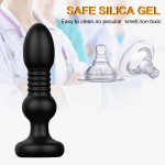 Telescopic vibration vestibular anal plug masturbator wireless vestibular anal plug male and female masturbator prostate massage stick adult