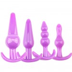 Seven-piece silicone backyard bead set for fun anal plugs, adult toy anal plug 4-piece combination set