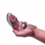 Simulated penis of the glans, female vibrating egg jumping fun teaser, vibrating finger sleeve, thumb prick sleeve, female appliance