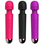 Multi frequency female vibrator, strong vibration threaded charging AV stick, knight massage stick, female masturbation equipment, adult products