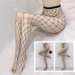 Hollow out fun silk stockings, anti hook silk mesh stockings, fishing net stockings, large and small mesh pantyhose, high tube mesh stockings, silk stockings W8