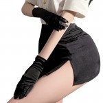 Guiruo Fun Underwear Sexy Black Gloves Fun Accessories Adult Products Role Playing Uniform Accessories P23