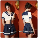 Guiruo Brand's Fun Lingerie, Waist Exposed, Seductive, and Pure Student Uniform, Role Playing Set, Short Skirt, Issued on behalf of 522