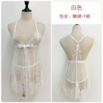 Guiruo Spring and Summer New Foreign Trade Sexy Lace Bowknot Fun Lingerie Sexy Sleepwear Home Furnishing 220