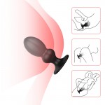 Mini fun silicone anal plug, anal whip, male and female universal flirting and masturbation device, vestibular anal plug toy, anal sex products