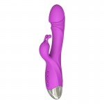 Silicone Rabbit Double Shock G-point Vibration High Tide Massage Stick Female Sexual Interest Masturbation Equipment Adult Sexual Products Wholesale