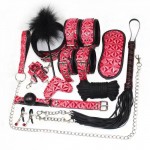 Clone Diamond Pattern SM Leather Sexy Ten Piece Set of Sexy Supplies for Girls Binding Set handcuffs binding and binding