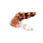 Fox tail, vestibular anal plug, dog tail, glass vestibular anal plug, anal pull bead, adult sex toy