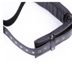 Leather M leg straps for easy couple flirting, adult restraint, sex toys, adult sex chairs