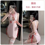 Guiruo Fun Lingerie Sexy Hollow Out Breast Dewing Temptation Nurse Suit Side Strap Free Take Off Uniform Sexy Set 1617