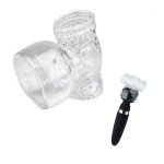 Men's aircraft cup, large AV massage stick, special head cover, G-point vibrator accessories, adult fun toys, sex products