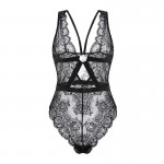 Guiruo Summer New Fun Lingerie Sexy Lace Perspective Temptation Open Stop No Take Off One Piece Set 19221