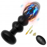 Wireless telescopic remote control backyard gourd vibration massage stick, male prostate, backyard toy, anal plug, masturbator