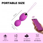 Smart APP Bluetooth Remote Control Kegel Ball Vaginal Dumbbell Smart Ball Women's Masturbation Fun Postpartum Training Product