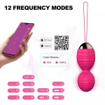 Smart APP Bluetooth Remote Control Kegel Ball Vaginal Dumbbell Smart Ball Women's Masturbation Fun Postpartum Training Product