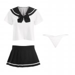 Guiruo Sexy Sailor Fun Lingerie Student Dress Small Chest Pure JK Uniform Perspective Soft Girl Cute Set 600