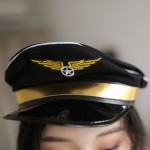 Guiruo Captain's Uniform Adult Products Decoration Accessories Fun Underwear Uniform Temptation Female Police Hat Police Hat