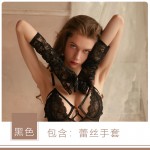 Guiruo Fun Accessories Sexy Lace Perspective Temptation Thin Gloves Role-playing Adult Products Distribution P20