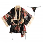 Guiruo Fun Lingerie Sexy Japanese Women's Cardigan and Kimono Lace up Role Playing Nightclub Stage Performance Dress 207