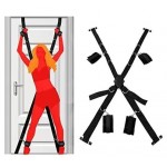 Cross webbing sex door Carmen swing SM props Couple binding and binding straps Adjustable hand and foot straps