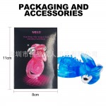 Men's soft rubber vibration lock ring, male sexual pleasure masturbator, silicone penis sleeve, adult sexual pleasure products in stock